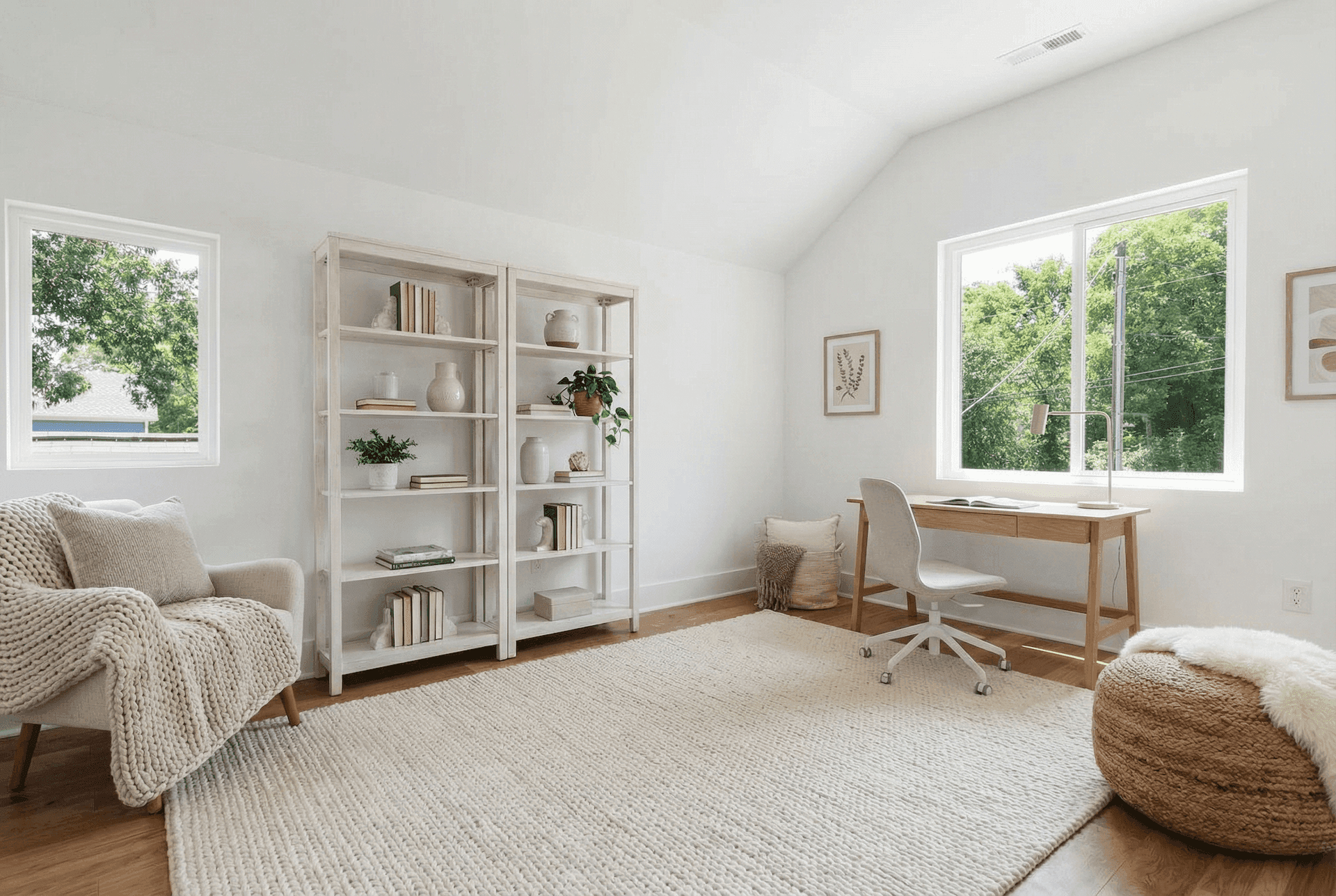 Nachher - Gestagter Raum