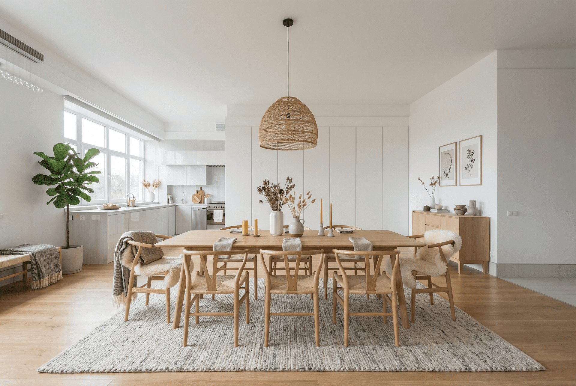 Nachher - Gestagter Raum